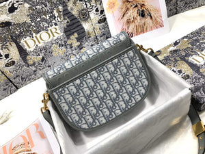 Dior M9317 Dior Bobby Medium Crossbody Bag Oblique Jacquard Light Green - Default Title - View 2