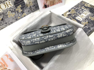 Dior M9317 Dior Bobby Medium Crossbody Bag Oblique Jacquard Light Green - Default Title - View 3
