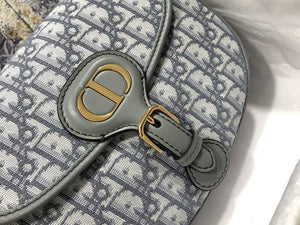 Dior M9317 Dior Bobby Medium Crossbody Bag Oblique Jacquard Light Green - Default Title - View 6