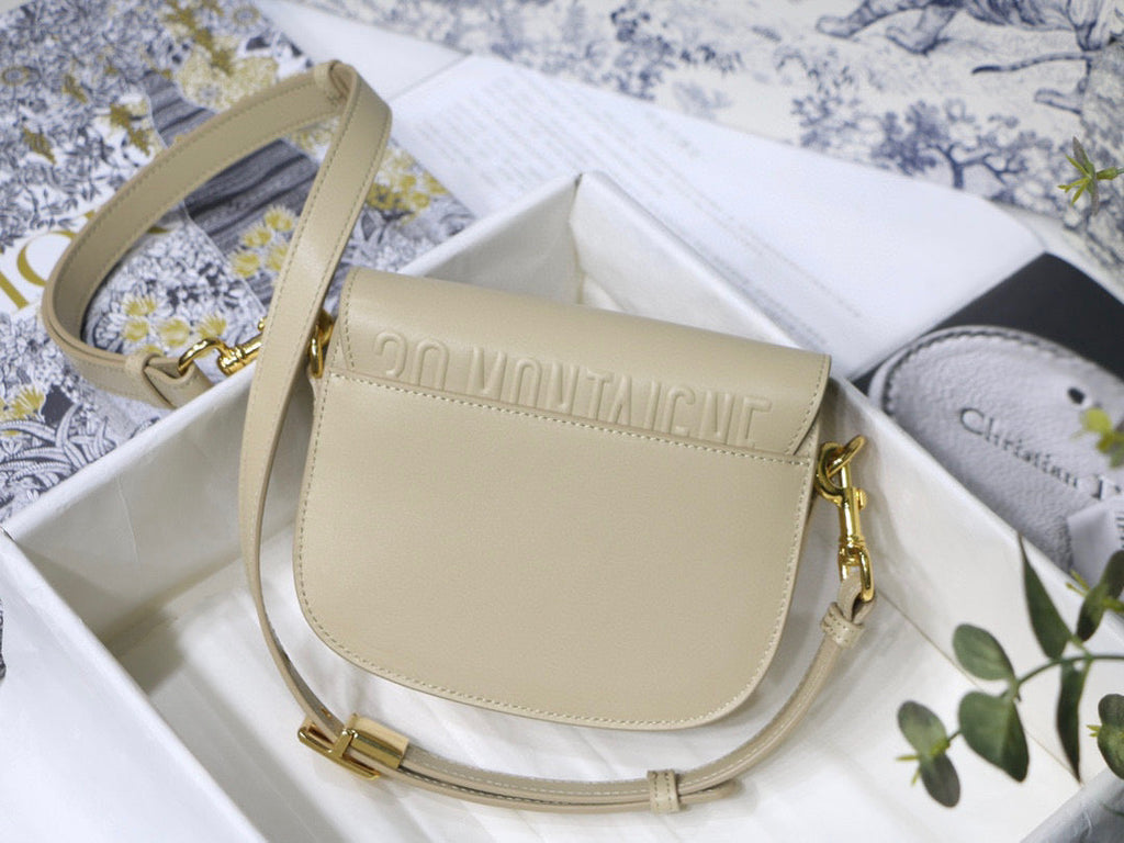 Dior M9317 Small bobby bag Beige Box Calfskin