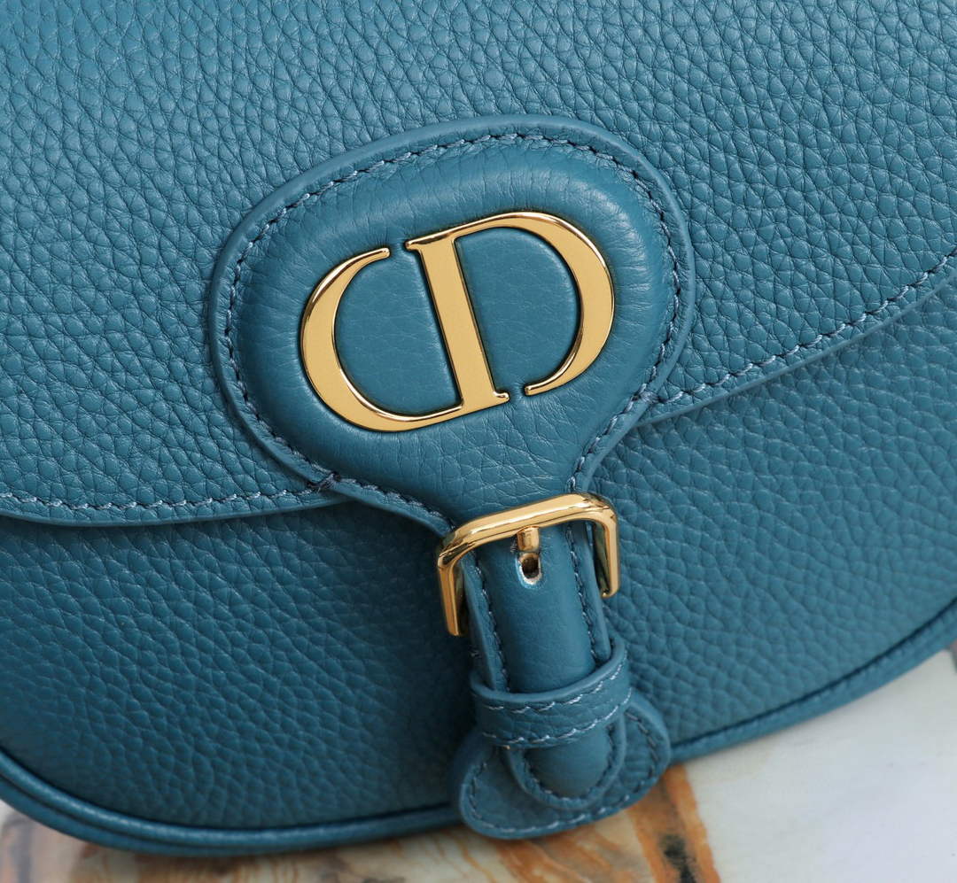 Dior M9317 Small bobby bag Blue Grained Calfskin - Default Title - View 9
