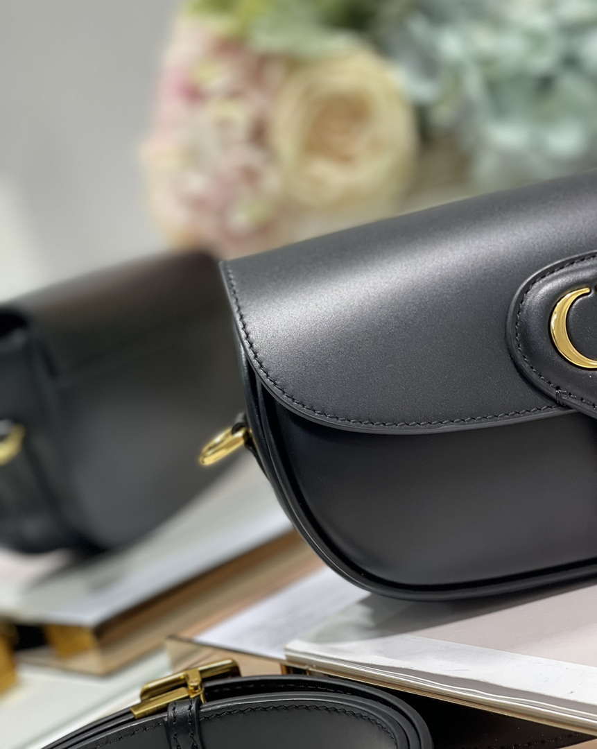 Dior M9317S Crossbody Small Bobby EAST-WEST Bag Smooth Calfskin Black - Default Title - View 4