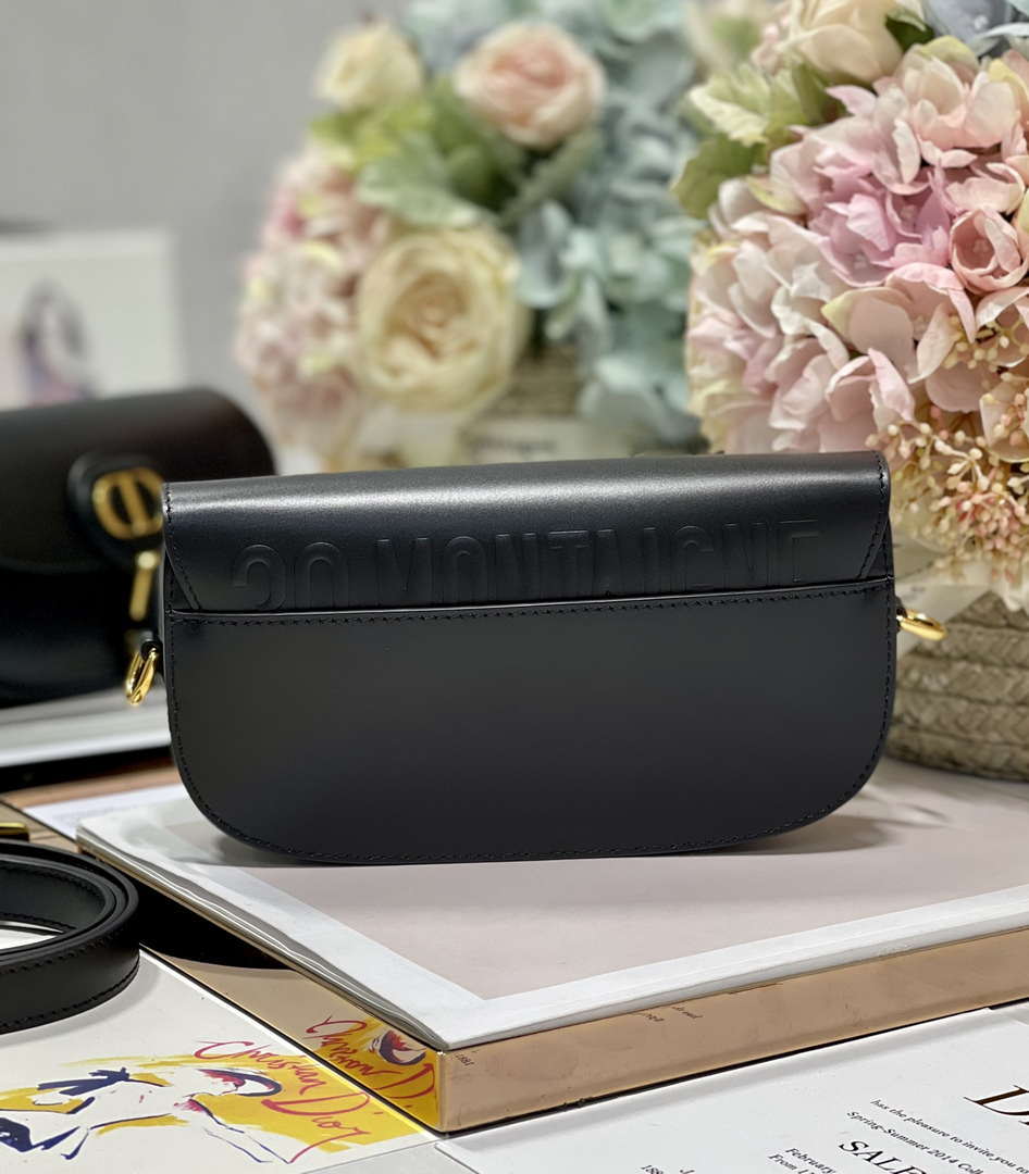Dior M9317S Crossbody Small Bobby EAST-WEST Bag Smooth Calfskin Black