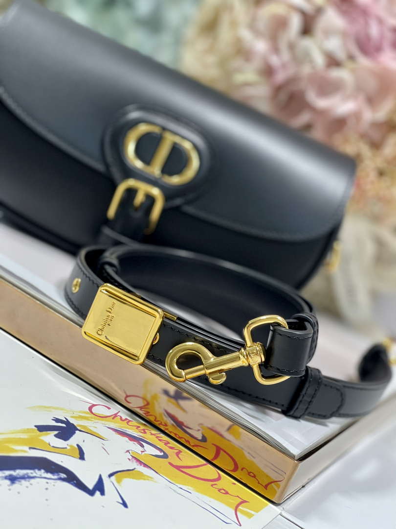 Dior M9317S Crossbody Small Bobby EAST-WEST Bag Smooth Calfskin Black - Default Title - View 9
