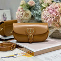 Dior M9317S Crossbody Small Bobby EAST-WEST Bag Smooth Calfskin Brown - Default Title - View 1