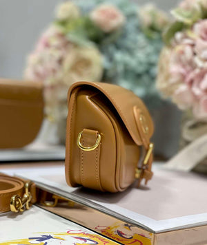 Dior M9317S Crossbody Small Bobby EAST-WEST Bag Smooth Calfskin Brown - Default Title - View 5