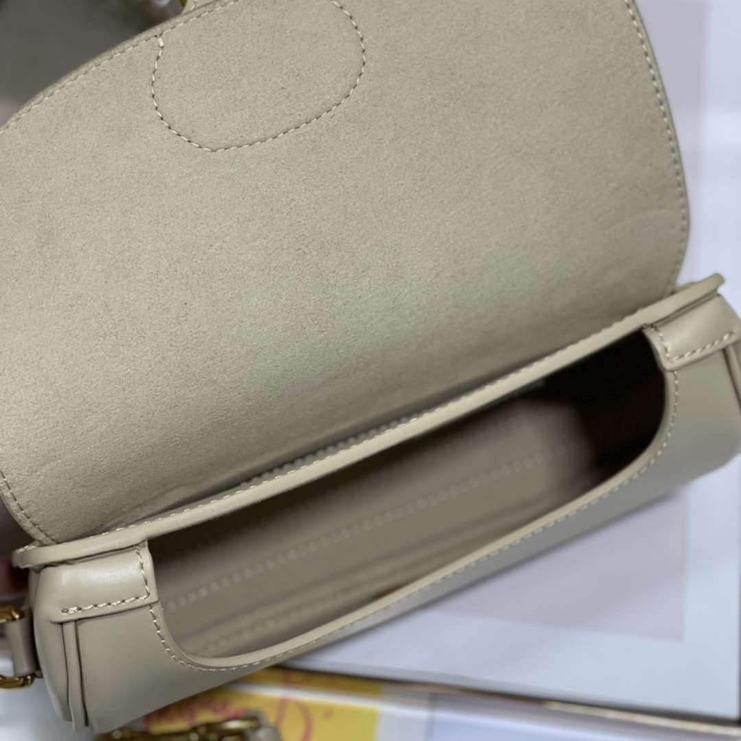 Dior M9317S Crossbody Small Bobby EAST-WEST Bag Smooth Calfskin Light Green - Default Title - View 5