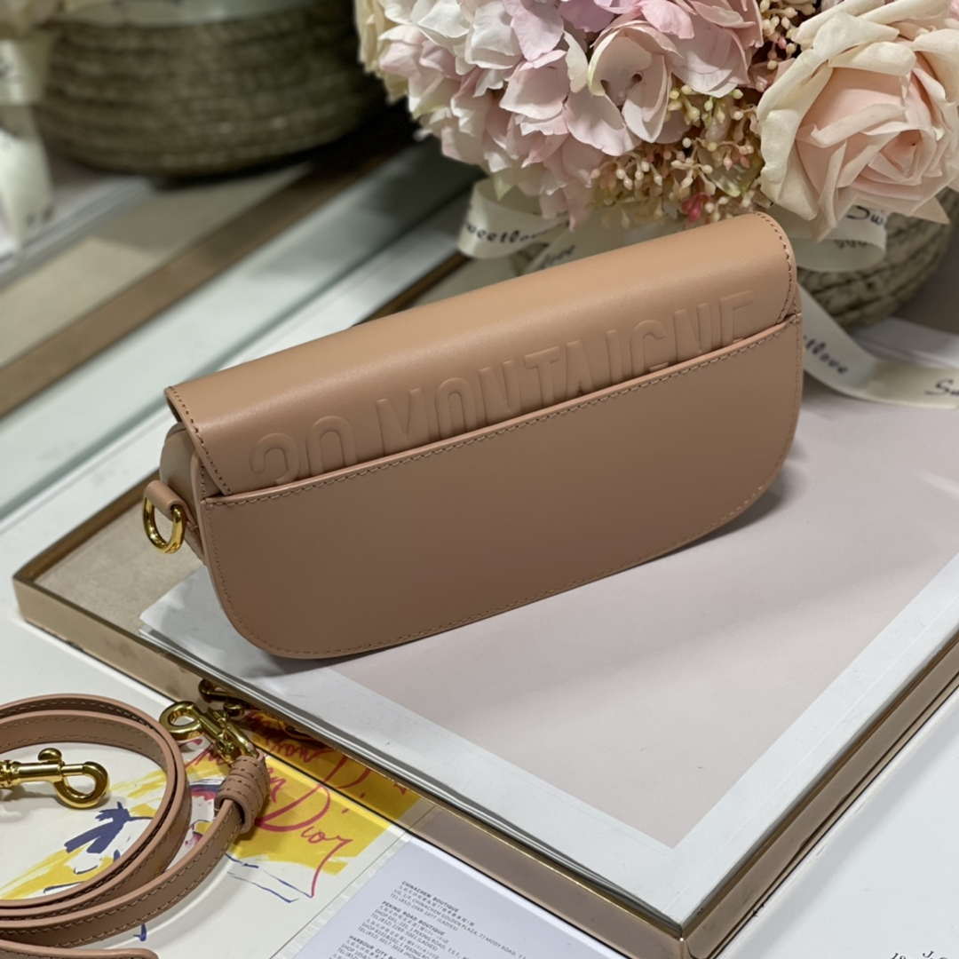 Dior M9317S Crossbody Small Bobby EAST-WEST Bag Smooth Calfskin Nude - Default Title - View 3