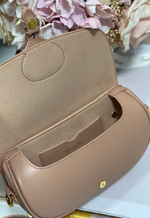 Dior M9317S Crossbody Small Bobby EAST-WEST Bag Smooth Calfskin Nude - Default Title - View 6
