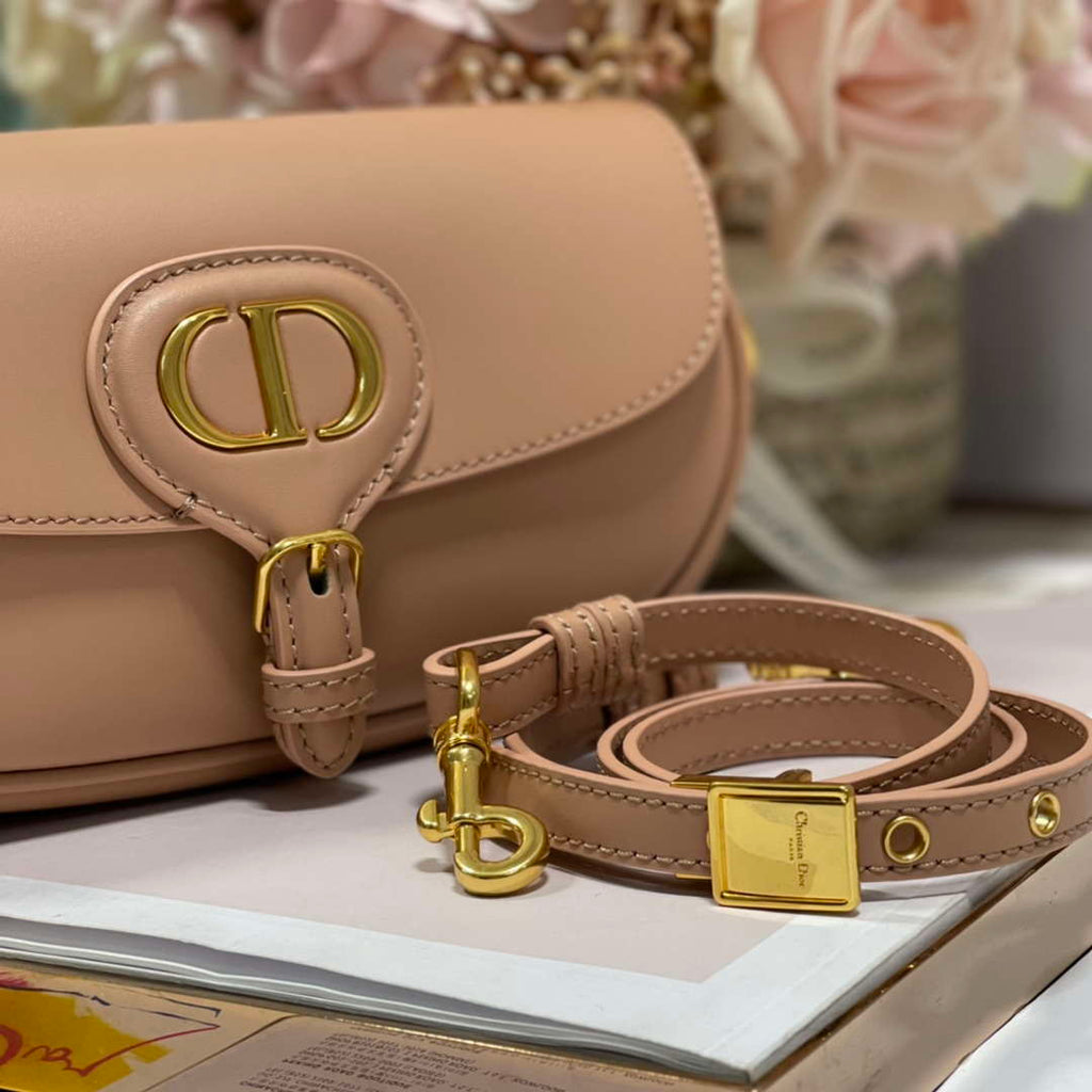 Dior M9317S Crossbody Small Bobby EAST-WEST Bag Smooth Calfskin Nude