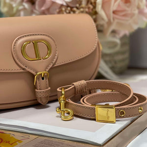 Dior M9317S Crossbody Small Bobby EAST-WEST Bag Smooth Calfskin Nude - Default Title - View 7