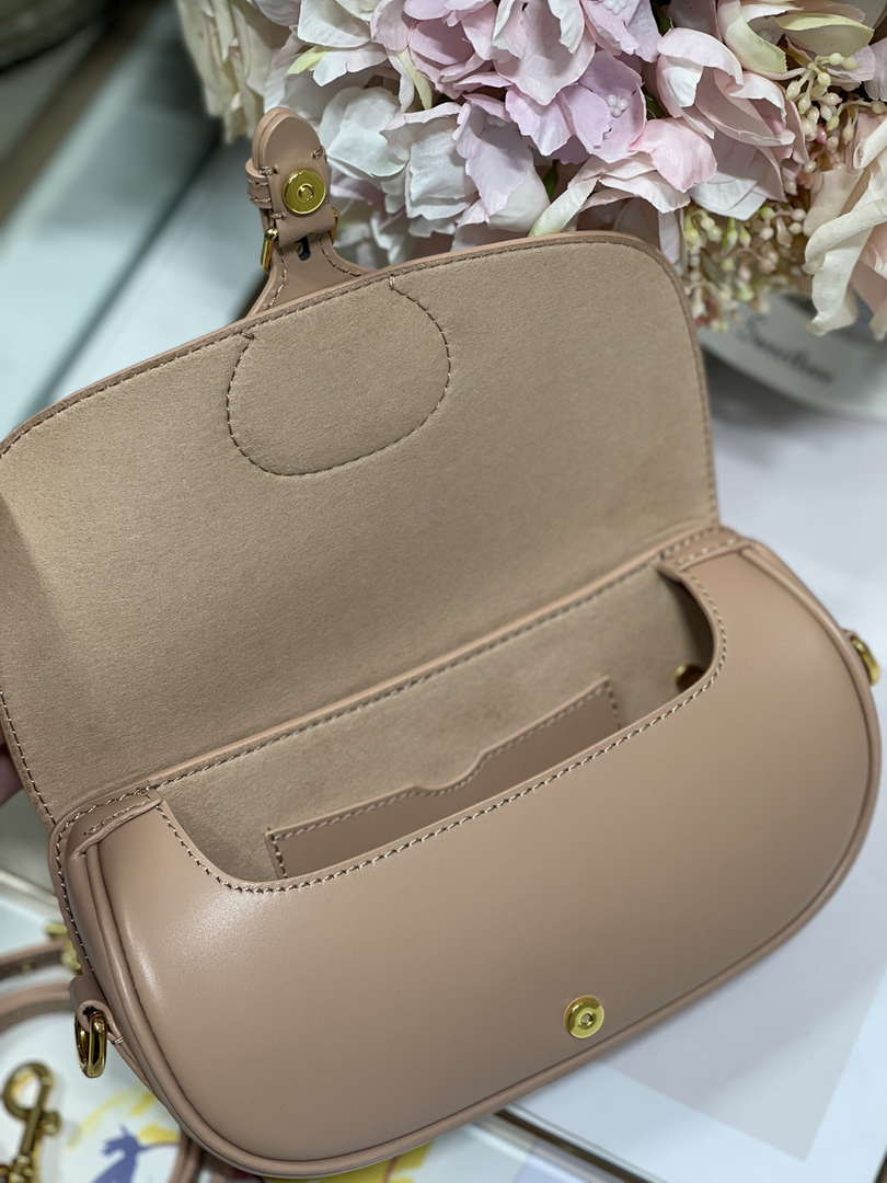 Dior M9317S Crossbody Small Bobby EAST-WEST Bag Smooth Calfskin Nude - Default Title - View 8