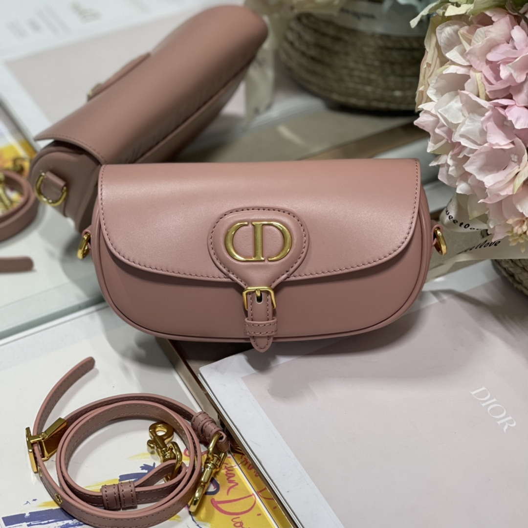 Dior M9317S Crossbody Small Bobby EAST-WEST Bag Smooth Calfskin Pink