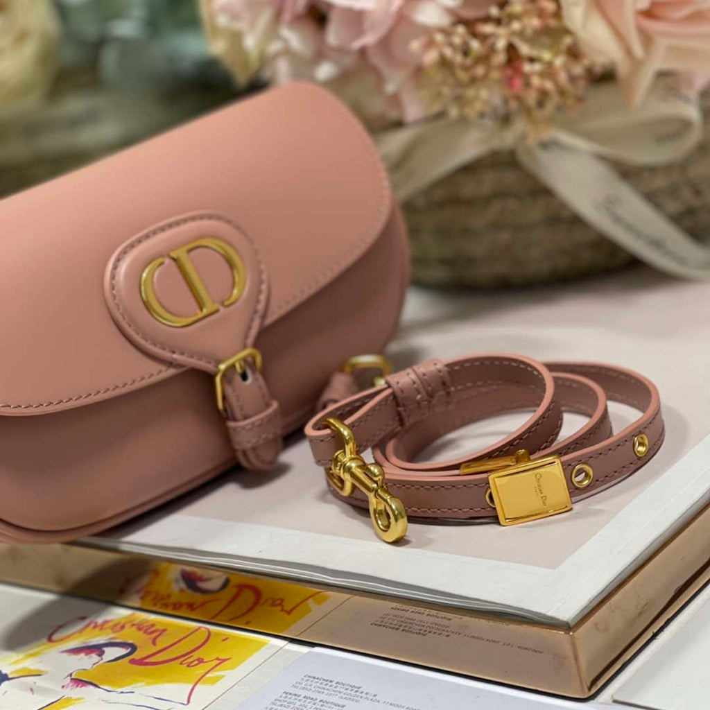 Dior M9317S Crossbody Small Bobby EAST-WEST Bag Smooth Calfskin Pink