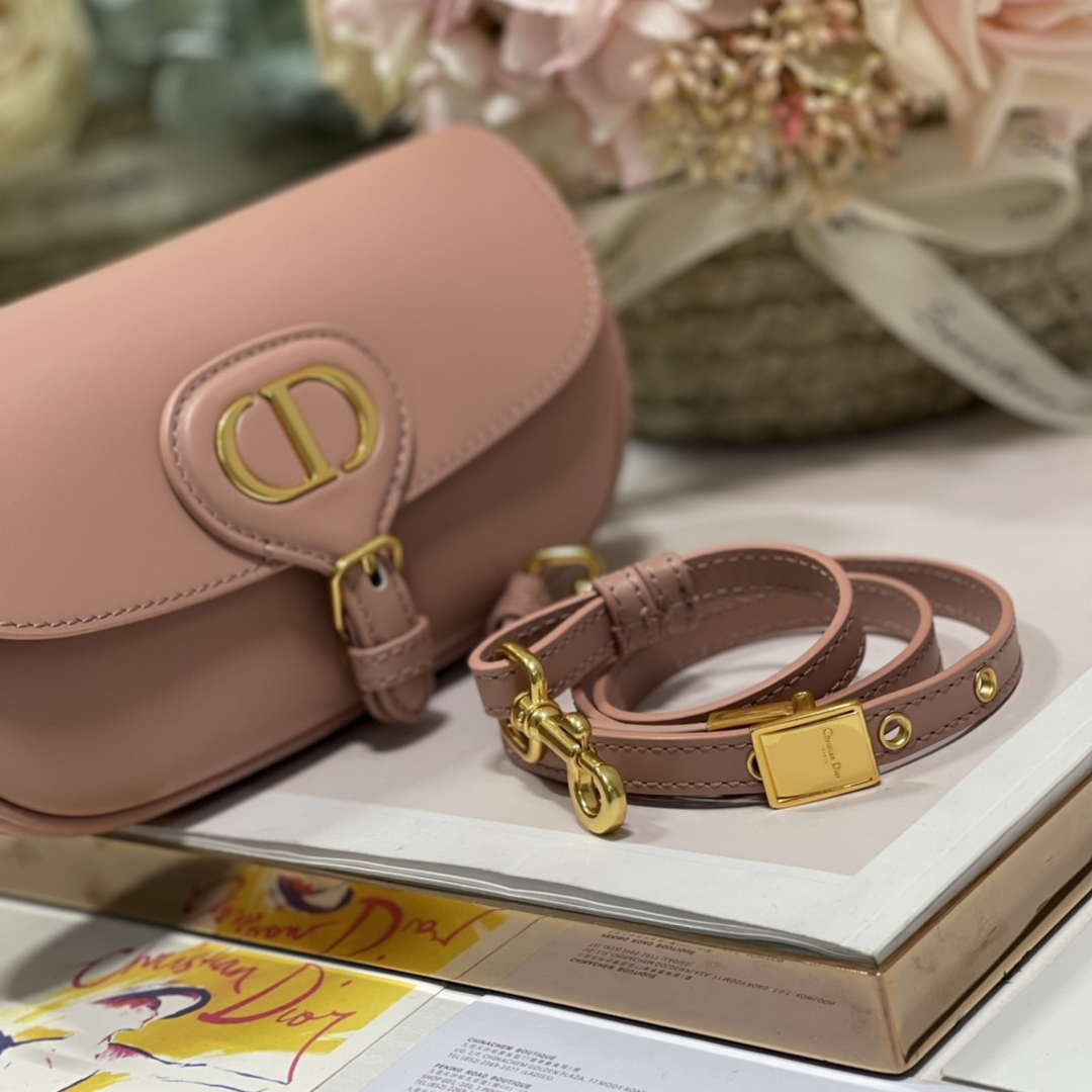 Dior M9317S Crossbody Small Bobby EAST-WEST Bag Smooth Calfskin Pink - Default Title - View 8