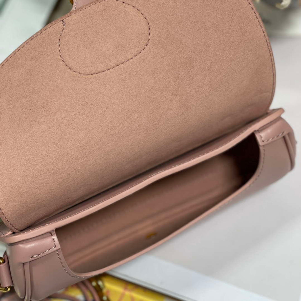 Dior M9317S Crossbody Small Bobby EAST-WEST Bag Smooth Calfskin Pink