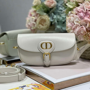 Dior M9317S Crossbody Small Bobby EAST-WEST Bag Smooth Calfskin White - Default Title - View 1