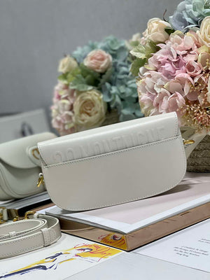Dior M9317S Crossbody Small Bobby EAST-WEST Bag Smooth Calfskin White - Default Title - View 6
