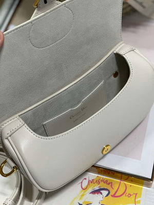 Dior M9317S Crossbody Small Bobby EAST-WEST Bag Smooth Calfskin White - Default Title - View 7
