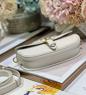 Dior M9317S Crossbody Small Bobby EAST-WEST Bag Smooth Calfskin White - Default Title - View 9