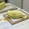 Dior M9317S Crossbody Small Bobby EAST-WEST Bag Smooth Calfskin Yellow - Default Title - View 1