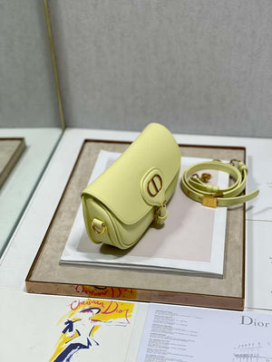 Dior M9317S Crossbody Small Bobby EAST-WEST Bag Smooth Calfskin Yellow - Default Title - View 4