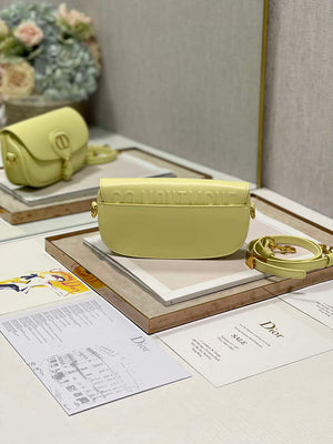 Dior M9317S Crossbody Small Bobby EAST-WEST Bag Smooth Calfskin Yellow - Default Title - View 6