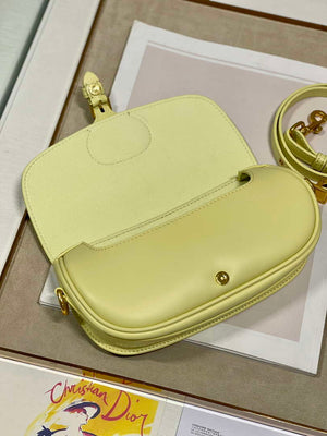 Dior M9317S Crossbody Small Bobby EAST-WEST Bag Smooth Calfskin Yellow - Default Title - View 7