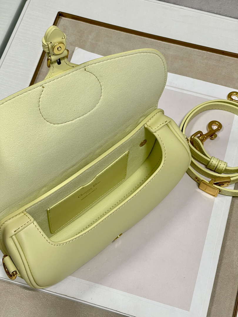 Dior M9317S Crossbody Small Bobby EAST-WEST Bag Smooth Calfskin Yellow