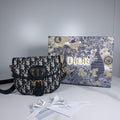 Dior M9319 Dior Bobby Medium Bag Oblique Jacquard Navy Blue - Default Title - View 1