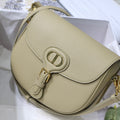 Dior M9319 Medium Bobby Bag Beige Grained Calfskin - Default Title - View 1