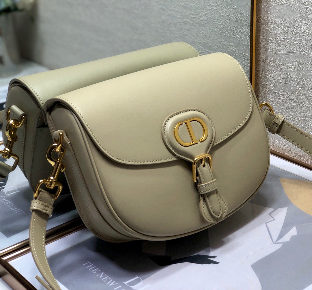 Dior M9319 Medium Bobby Bag Beige Gray Box Calfskin - Default Title - View 2