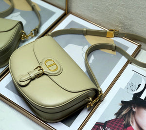 Dior M9319 Medium Bobby Bag Beige Gray Box Calfskin - Default Title - View 4