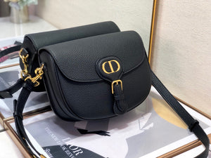 Dior M9319 Medium Bobby Bag Black Grained Calfskin - Default Title - View 3