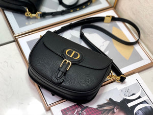 Dior M9319 Medium Bobby Bag Black Grained Calfskin - Default Title - View 5