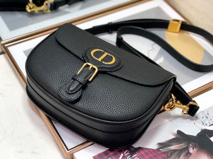 Dior M9319 Medium Bobby Bag Black Grained Calfskin - Default Title - View 7