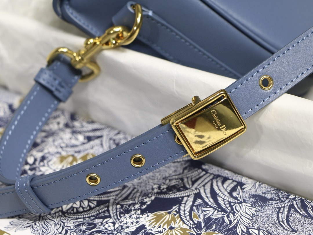 Dior M9319 Medium dior Bobby bag Warm Lake Blue Calfskin - Default Title - View 10