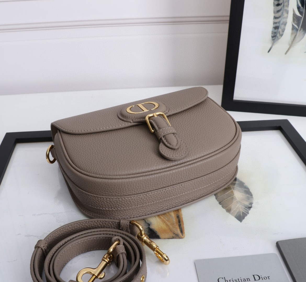 Dior M9319 Medium dior Bobby bag Warm Taupe Grained Calfskin - Default Title - View 5