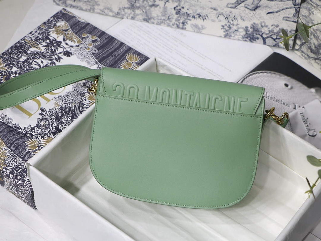 Dior M9319 Medium dior Bobby bag Light Green box Calfskin