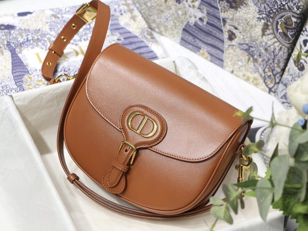 Dior M9319 Medium dior Bobby bag Brown box Calfskin