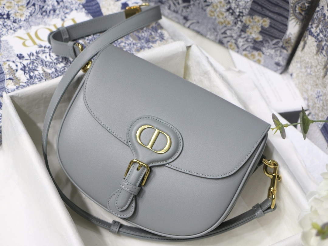 Dior M9319 Medium dior Bobby bag Grey box Calfskin - Default Title - View 2