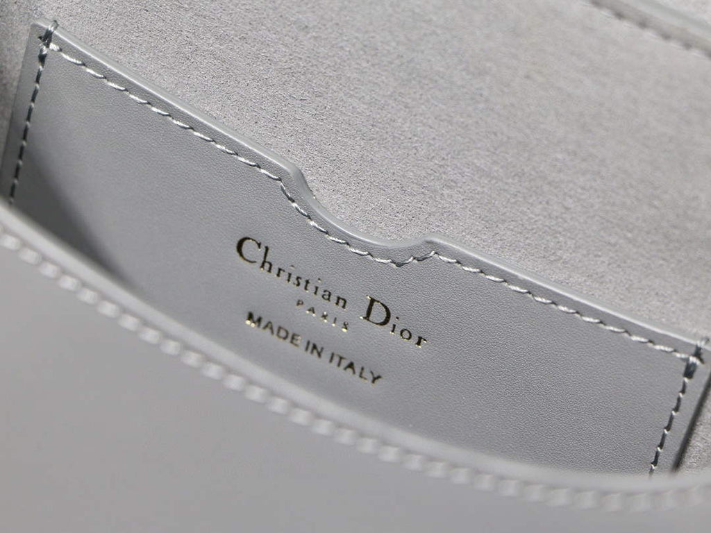 Dior M9319 Medium dior Bobby bag Grey box Calfskin