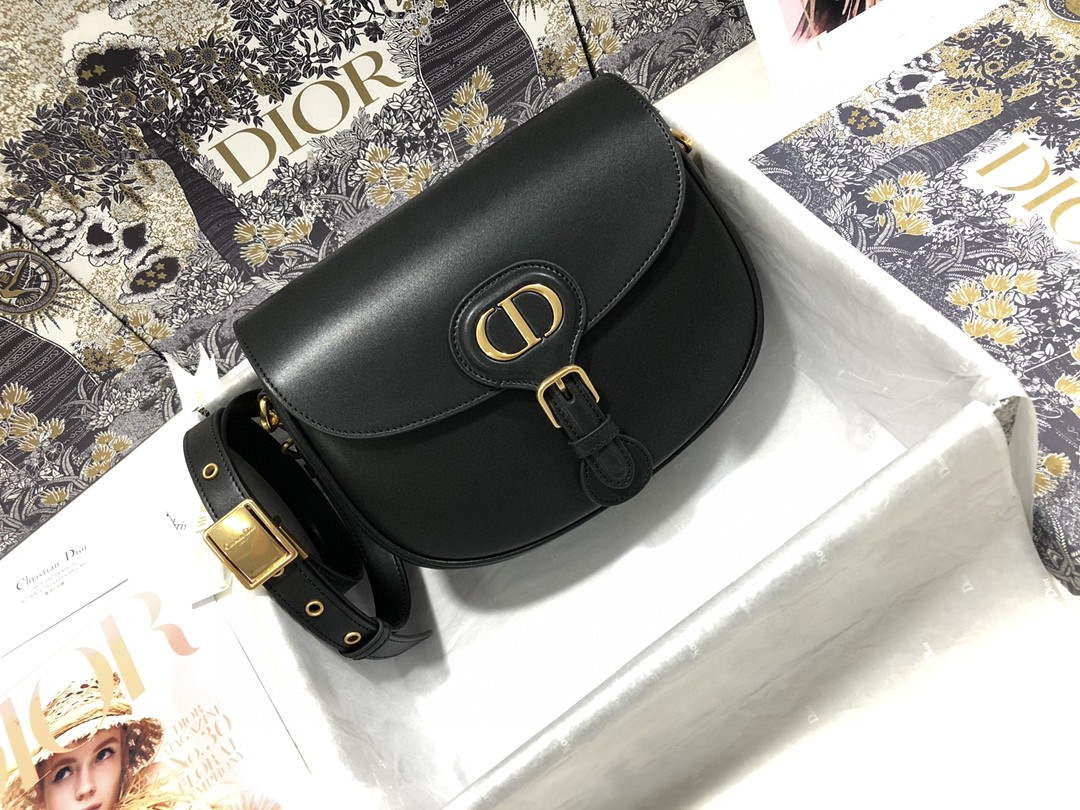 Dior M9319 Medium dior Bobby bag Black box Calfskin - Default Title - View 1