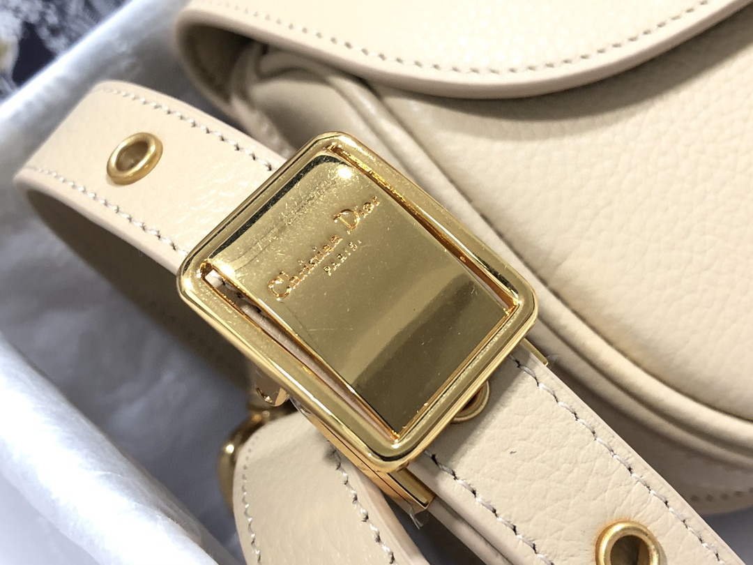 Dior M9319 Medium dior Bobby bag Apricot box Calfskin