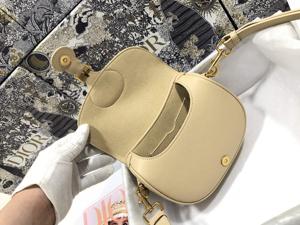 Dior M9319 Medium dior Bobby bag Apricot box Calfskin