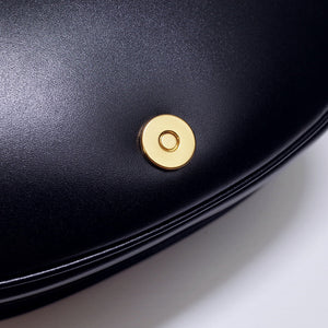 Dior M9320 Large Bobby Bag Black Box Calfskin with Blue Oblique Strap - Default Title - View 7