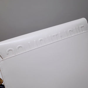Dior M9320 Large Bobby Bag white Box Calfskin with Blue Oblique Strap - Default Title - View 5