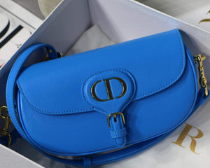 Dior M9327 dior Bobby bag East West Box Calfskin Blue - Default Title - View 1