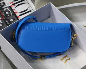 Dior M9327 dior Bobby bag East West Box Calfskin Blue - Default Title - View 3