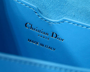 Dior M9327 dior Bobby bag East West Box Calfskin Blue - Default Title - View 8